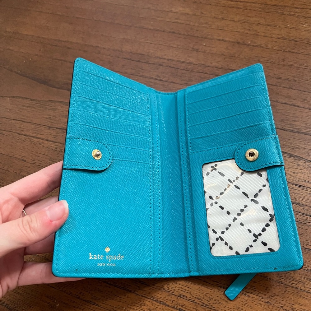 Kate Spade Turquoise Wallet - Picture 4 of 6